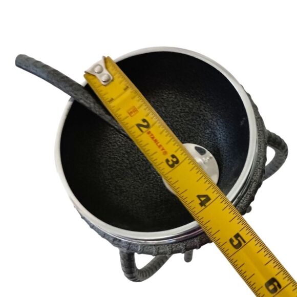 Inspired Generations Benzy Bowl With Stand Spoon Metal Witchy Goth Whimsigoth. - Picture 3 of 16